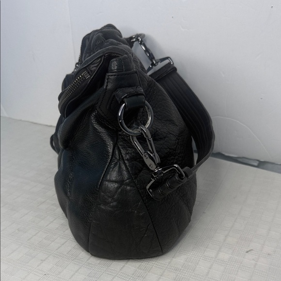 Margot Natalie Black Leather Bag - Picture 2 of 10